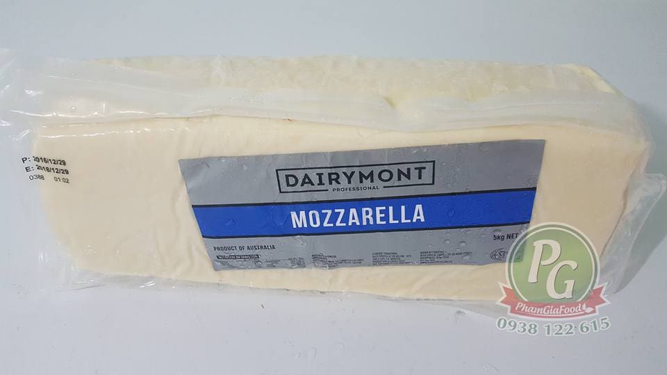 Phô mai Mozzarella Dairymont 5kg