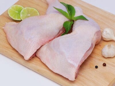 Đùi gà góc tư Mỹ - Chicken Leg Quarter US 1 gà được làm sạch