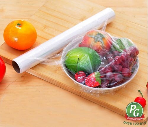 pvc cling film fruits vegetables film roll plastic film