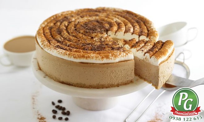 Học cách làm làm bánh phô mai cà phê kiểu Ý siêu bá đạo 1 banh pho mai cafe kieu y