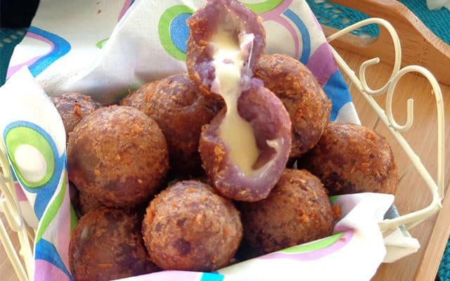 PHẠM GIA FOOD HƯỚNG DẪN BẠN CÁCH LÀM BÁNH KHOAI LANG BỌC PHÔ MAI 1 3
