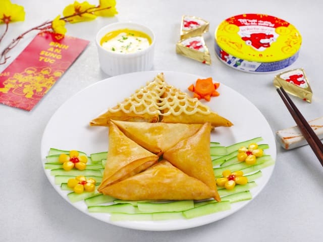 PHẠM GIA FOOD HƯỚNG DẪN BẠN CÁCH LÀM CHẢ GIÒ RAU CỦ PHÔ MAI 1 3