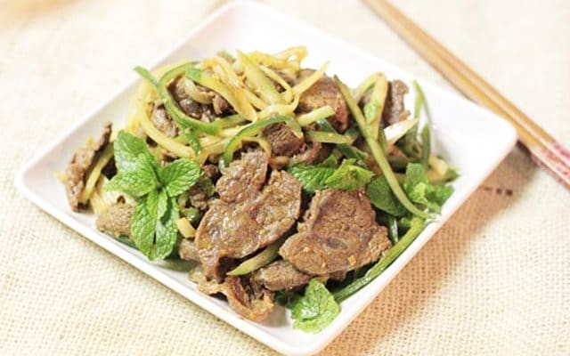 PHẠM GIA FOOD HƯỚNG DẪN BẠN CÁCH LÀM THỊT BÒ TRỘN DƯA LEO VÀ HÀNH TÂY 1 13 5