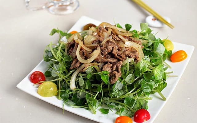 PHẠM GIA FOOD HƯỚNG DẪN BẠN CÁCH LÀM GỎI THỊT BÒ TRỘN RAU CÀNG CUA 1 16 1