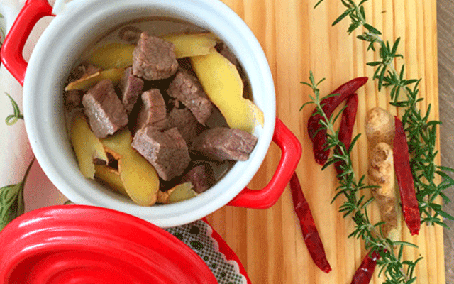 PHẠM GIA FOOD HƯỚNG DẪN BẠN CÁCH LÀM THỊT BÒ HẦM GỪNG 1 8