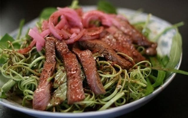 PHẠM GIA FOOD HƯỚNG DẪN BẠN CÁCH LÀM GỎI THỊT BÒ RAU MUỐNG 1 14 1