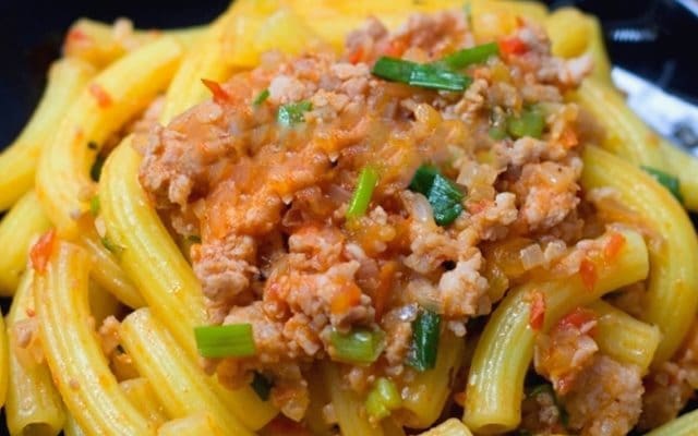 PHẠM GIA FOOD HƯỚNG DẪN BẠN CÁCH LÀM NUI XÀO THỊT HEO 1 19
