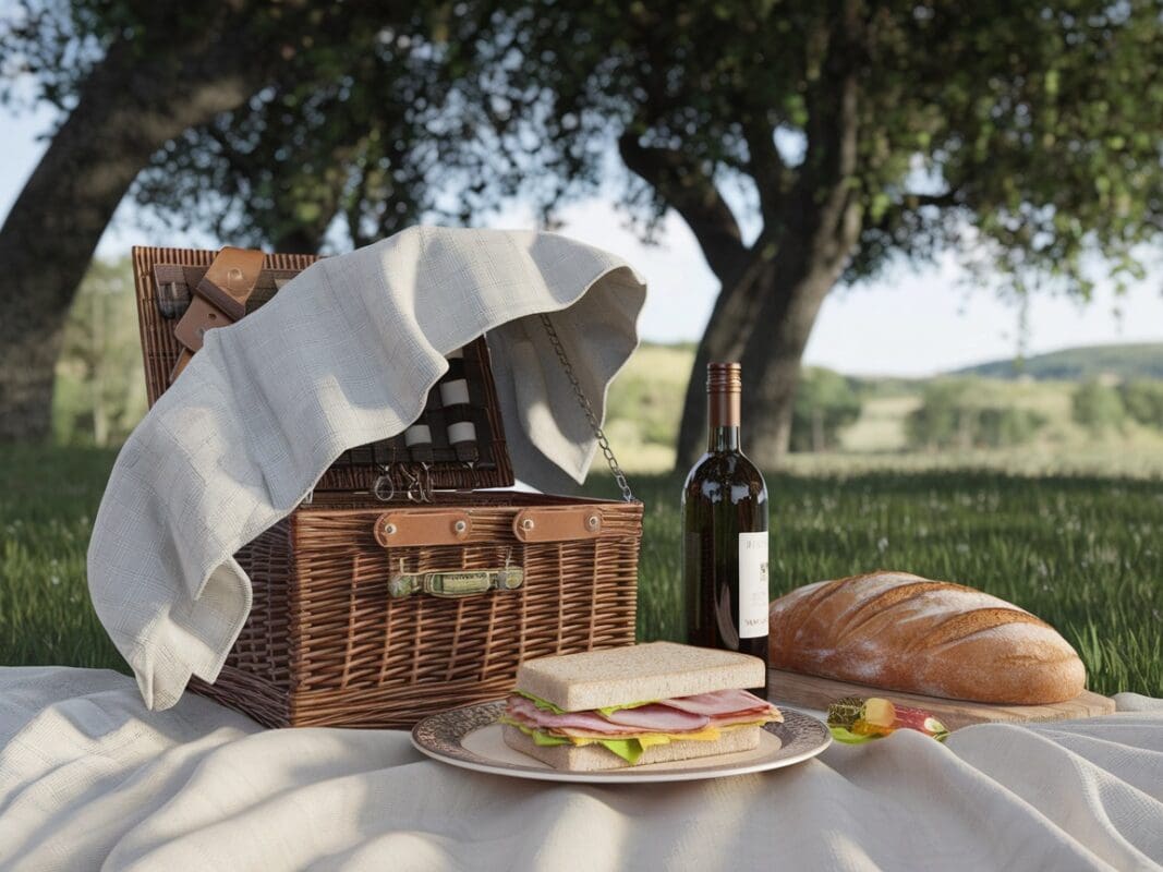 Chuẩn Bị Picnic Thú Vị Với Dăm Bông Và Phô Mai