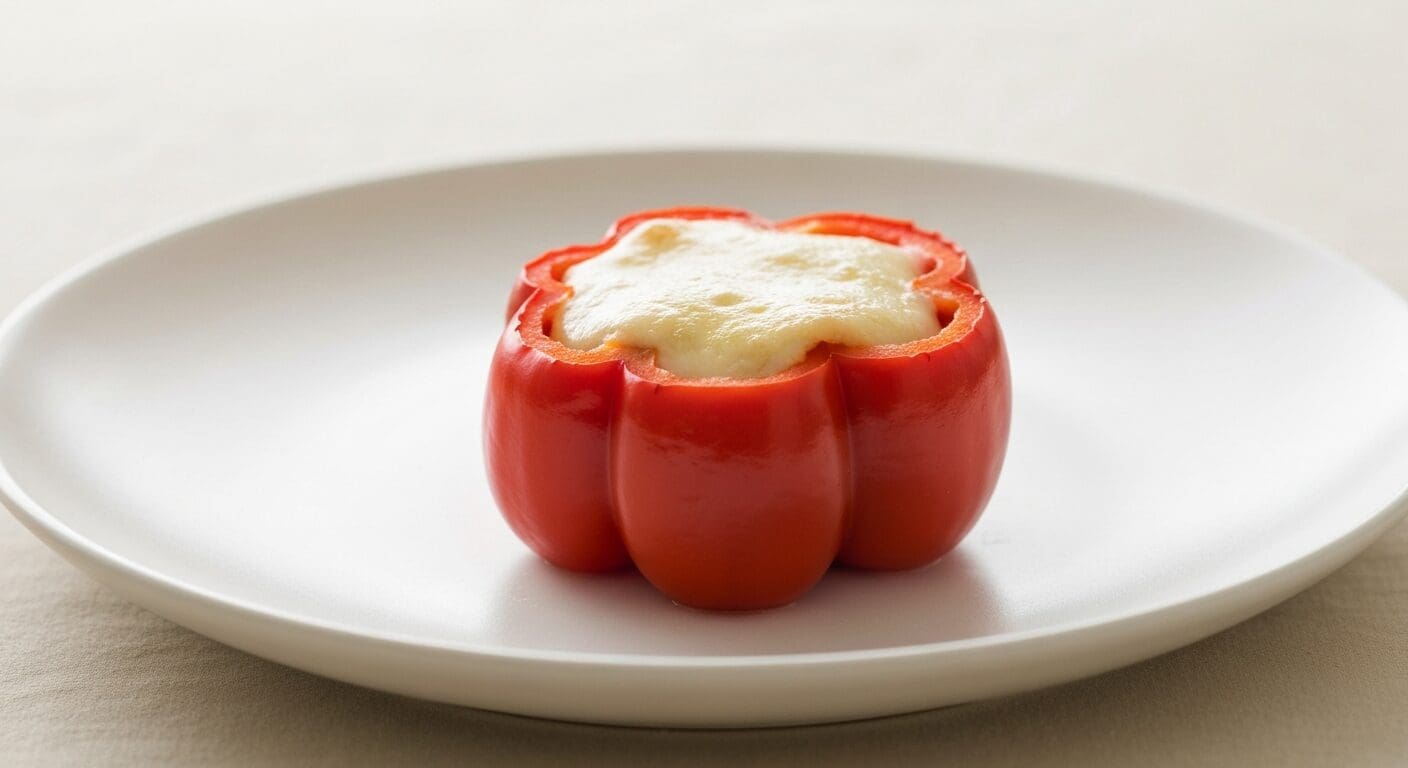 Cách Làm Ớt Chuông Nhồi Thịt Bằm Và Phô Mai Mozzarella Đút Lò 1 Hình ảnh ớt chuông nhồi phô mai