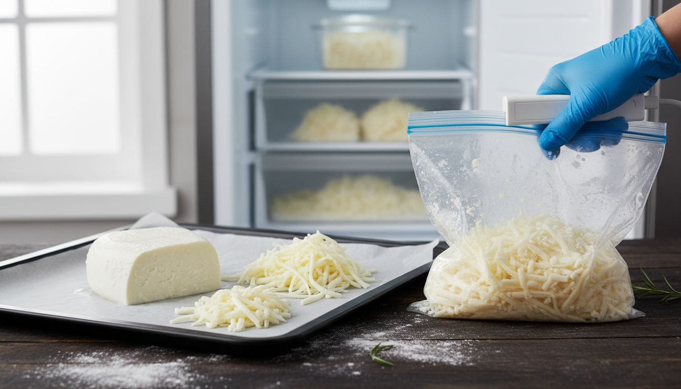 Hướng Dẫn Cấp Đông Và Rã Đông Phô Mai Mozzarella Khối 5kg Không Bị Vụn 1 Hình ảnh cấp đông phô mai mozzarella