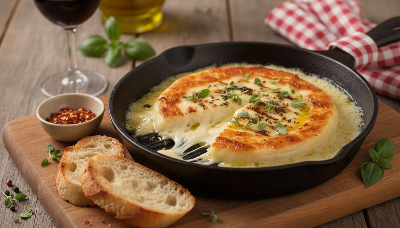 Hình ảnh phô mai Provolone nướng
