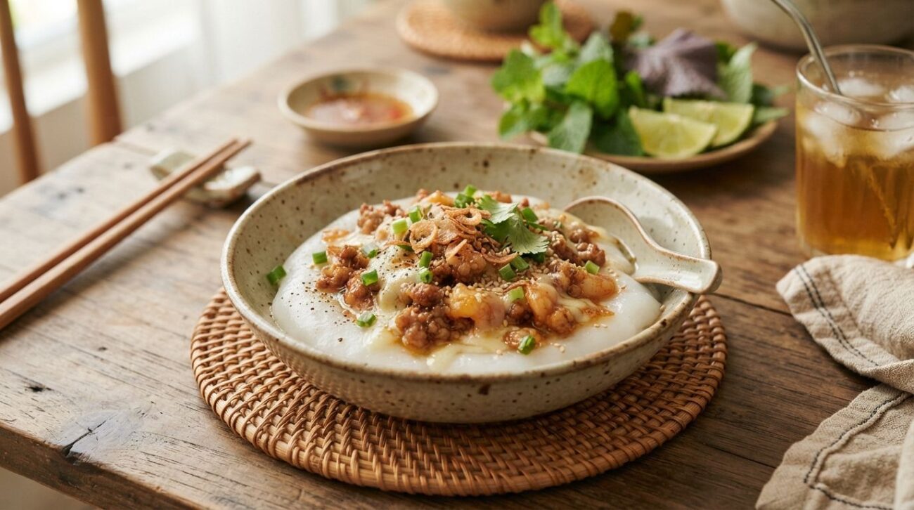 Hình ảnh bánh đúc tôm thịt phô mai
