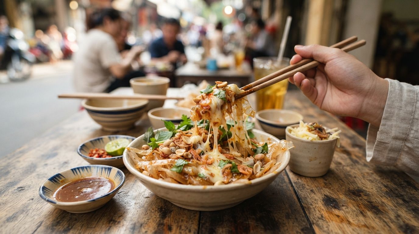 Hình ảnh bánh tráng me phô mai